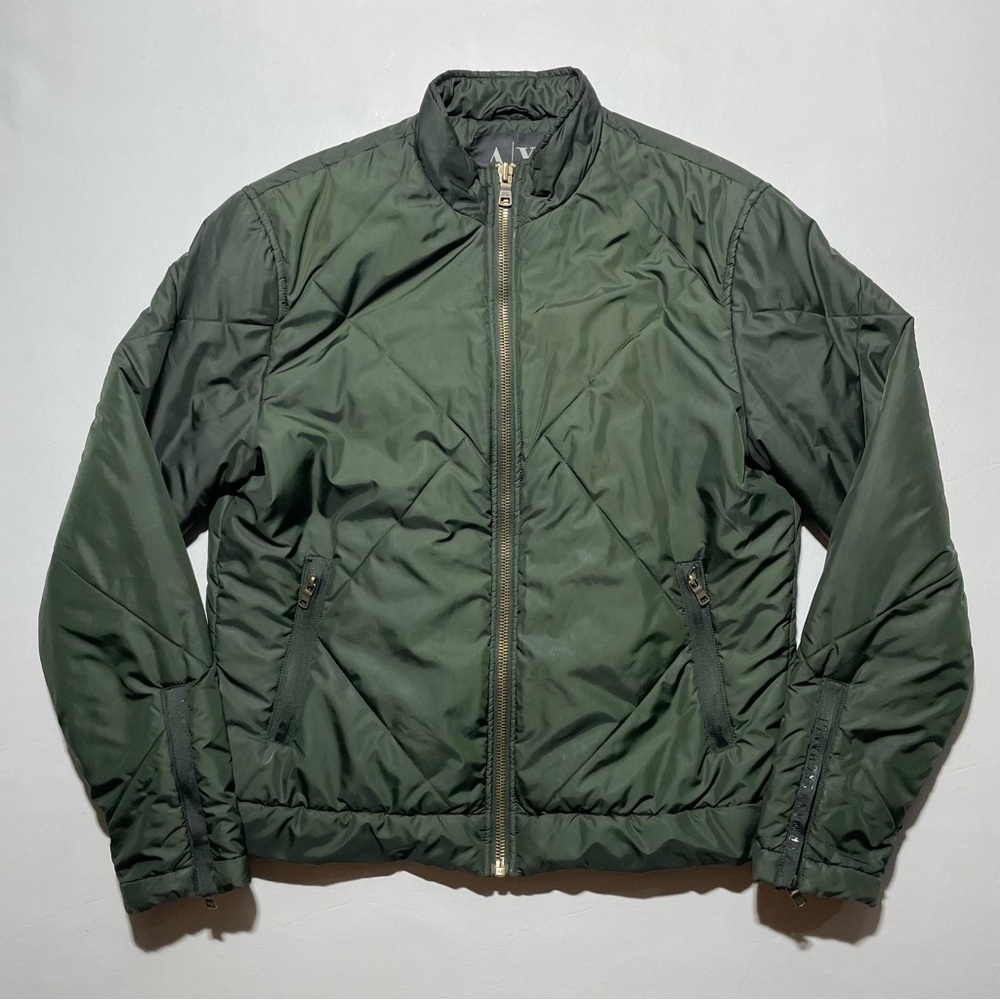 Armani Exchange Dark Green Puffer Jacket